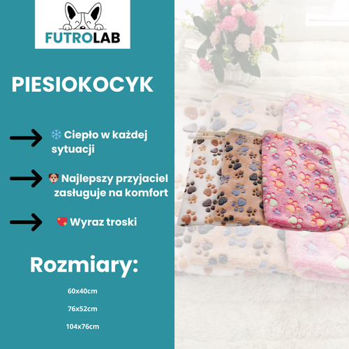 PiesioKocyk - mięciutki kocyk dla Twojego pupila